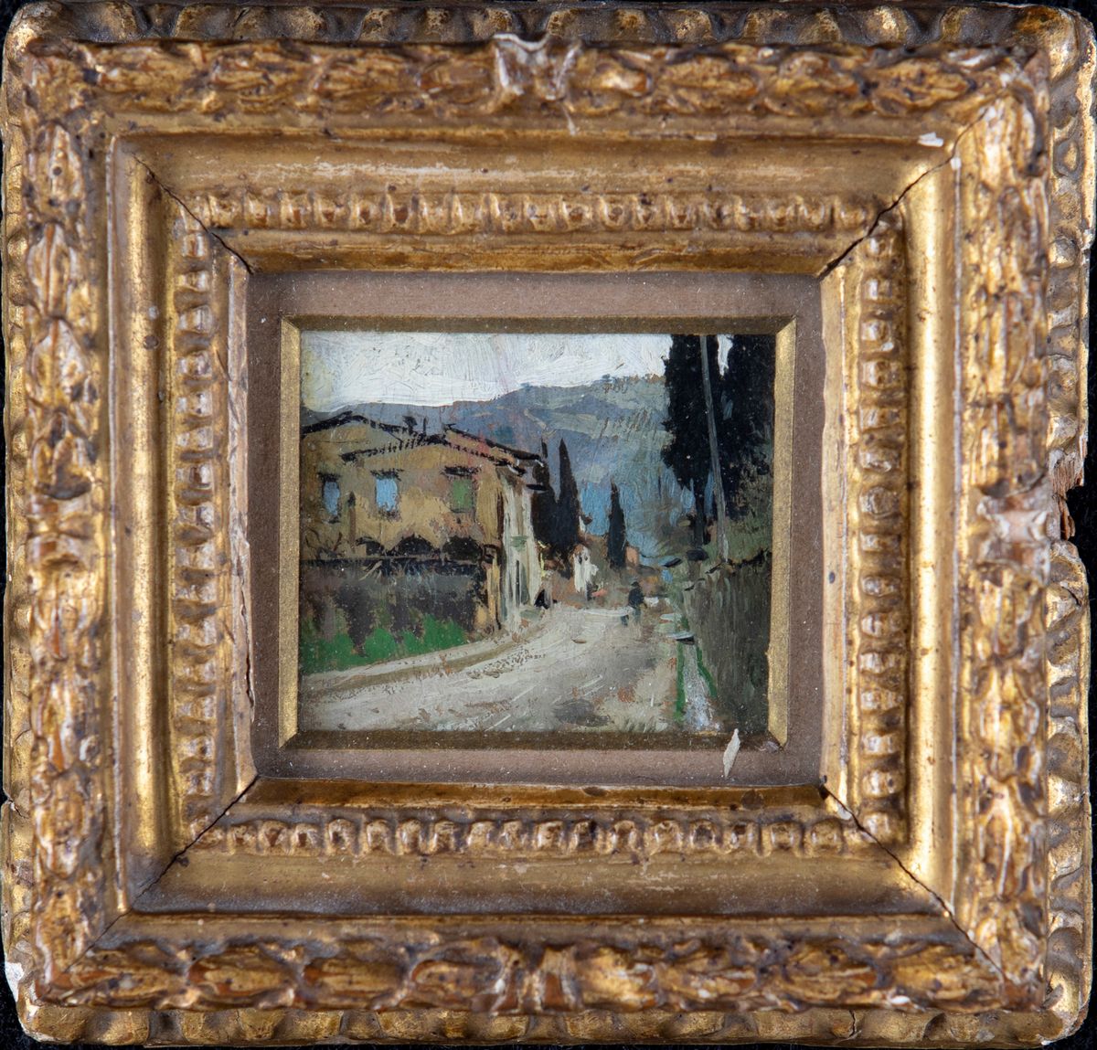 Raffaello Sorbi - Scorcio di Paese