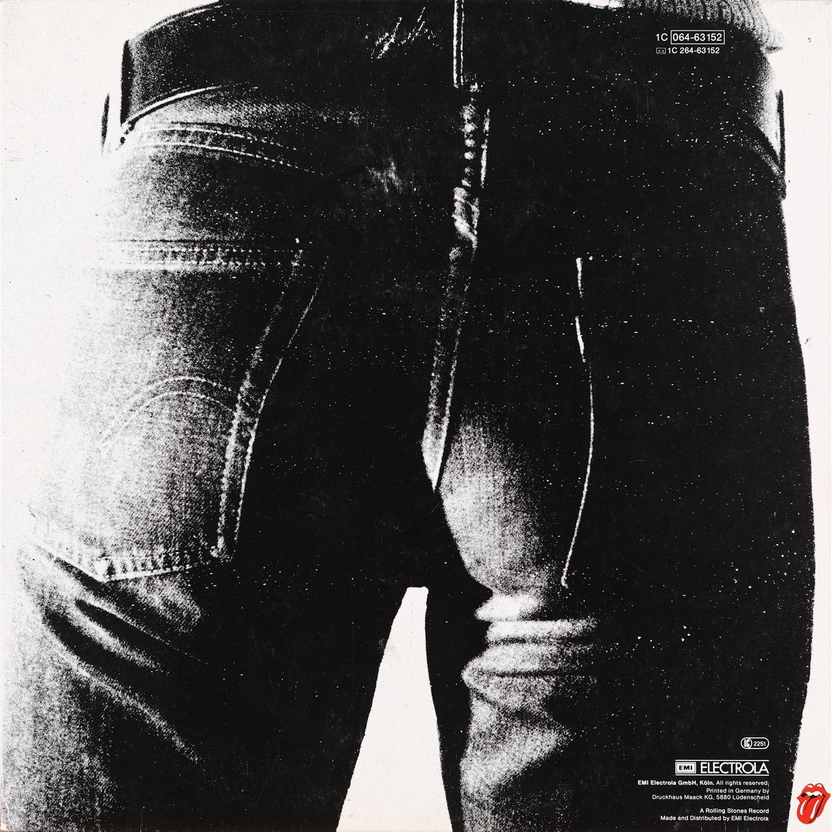 Andy Warhol - Cover Dell'album The Rolling Stones - Sticky Fingers