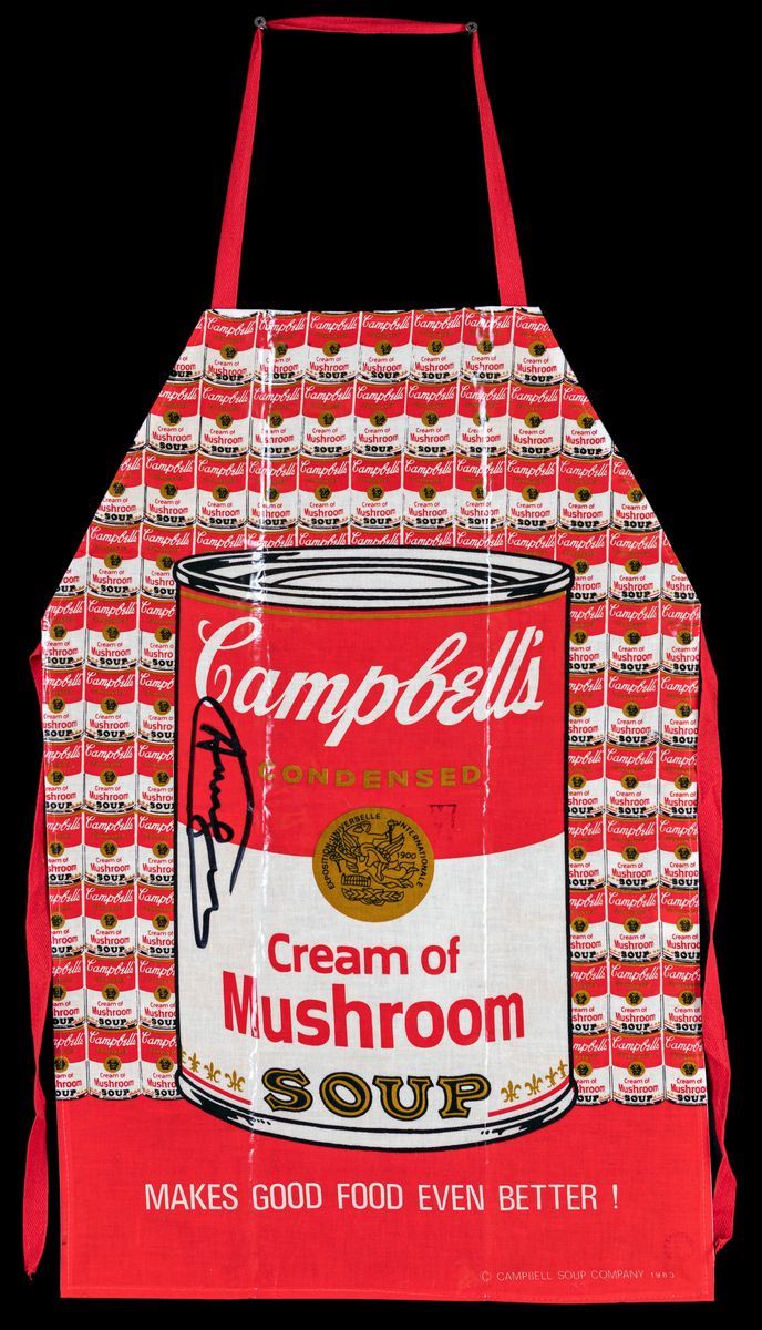 Andy Warhol - Apron - Campbell's Soup Cream Of Mushroom