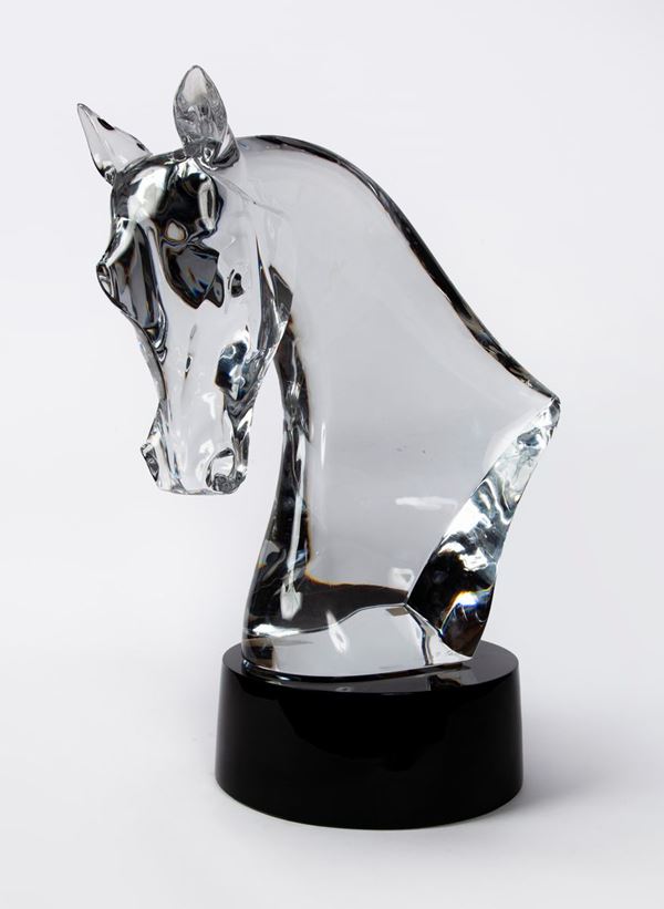 Ren&#233; Jules Lalique - Testa di cavallo, Anni Novanta