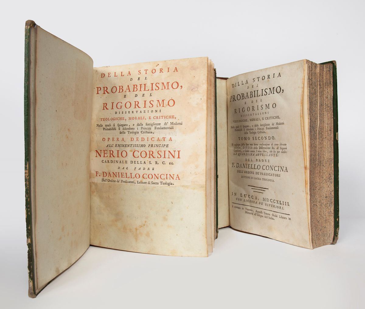 Daniello Concina, della Storia del Probabilismo e del Rigorismo