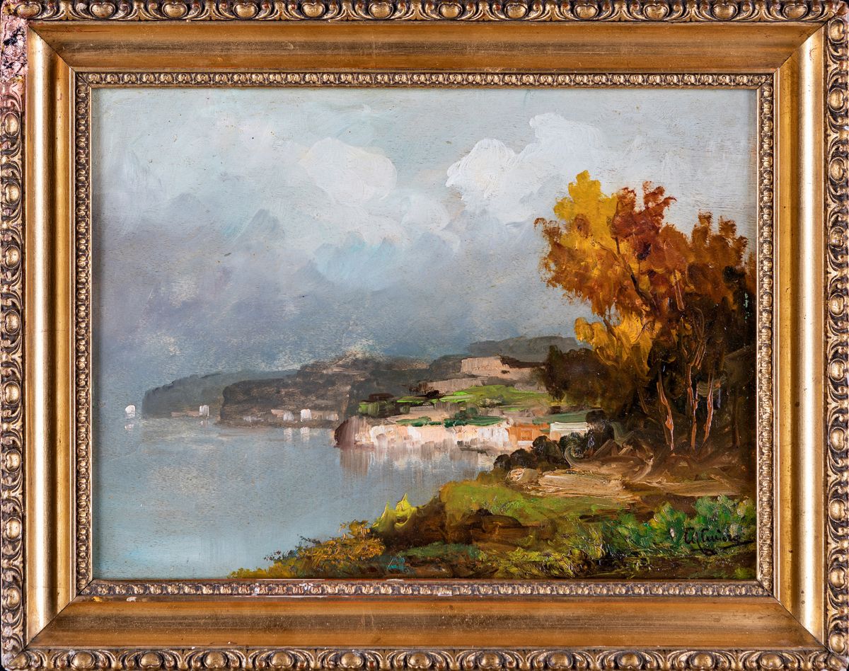 Pittore Fine XIX/inizi XX Secolo - Costiera Sorrentina