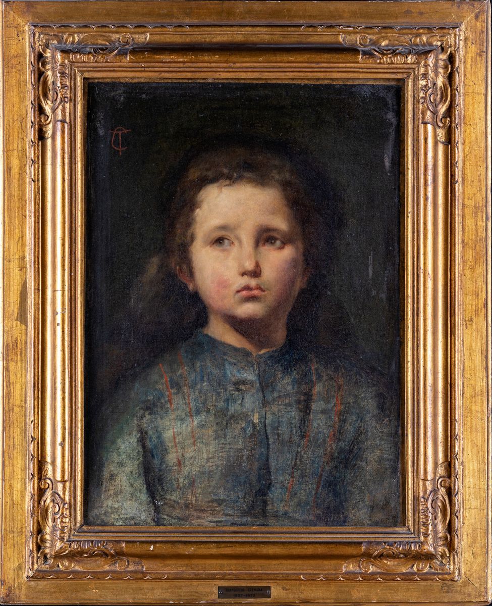 Tranquillo Cremona - Ritratto di Fanciulla