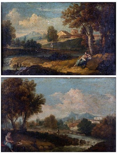 Coppia di Paesaggi