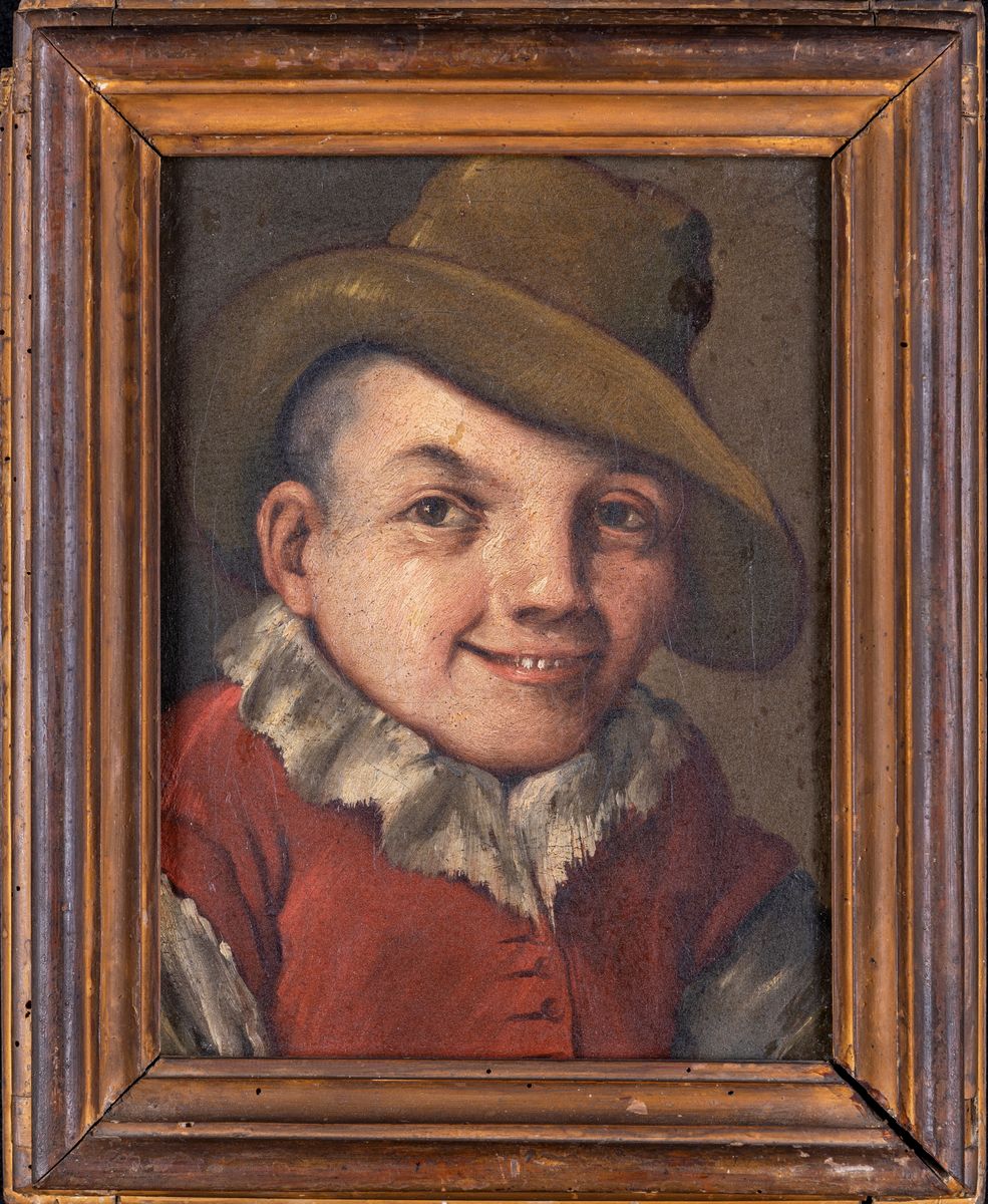 Scuola Bolognese del XVIII Secolo - Ritratto di Nano Pitocco
