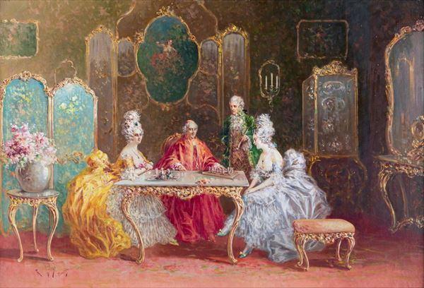 Raffaele Zeloni - La partita di scacchi