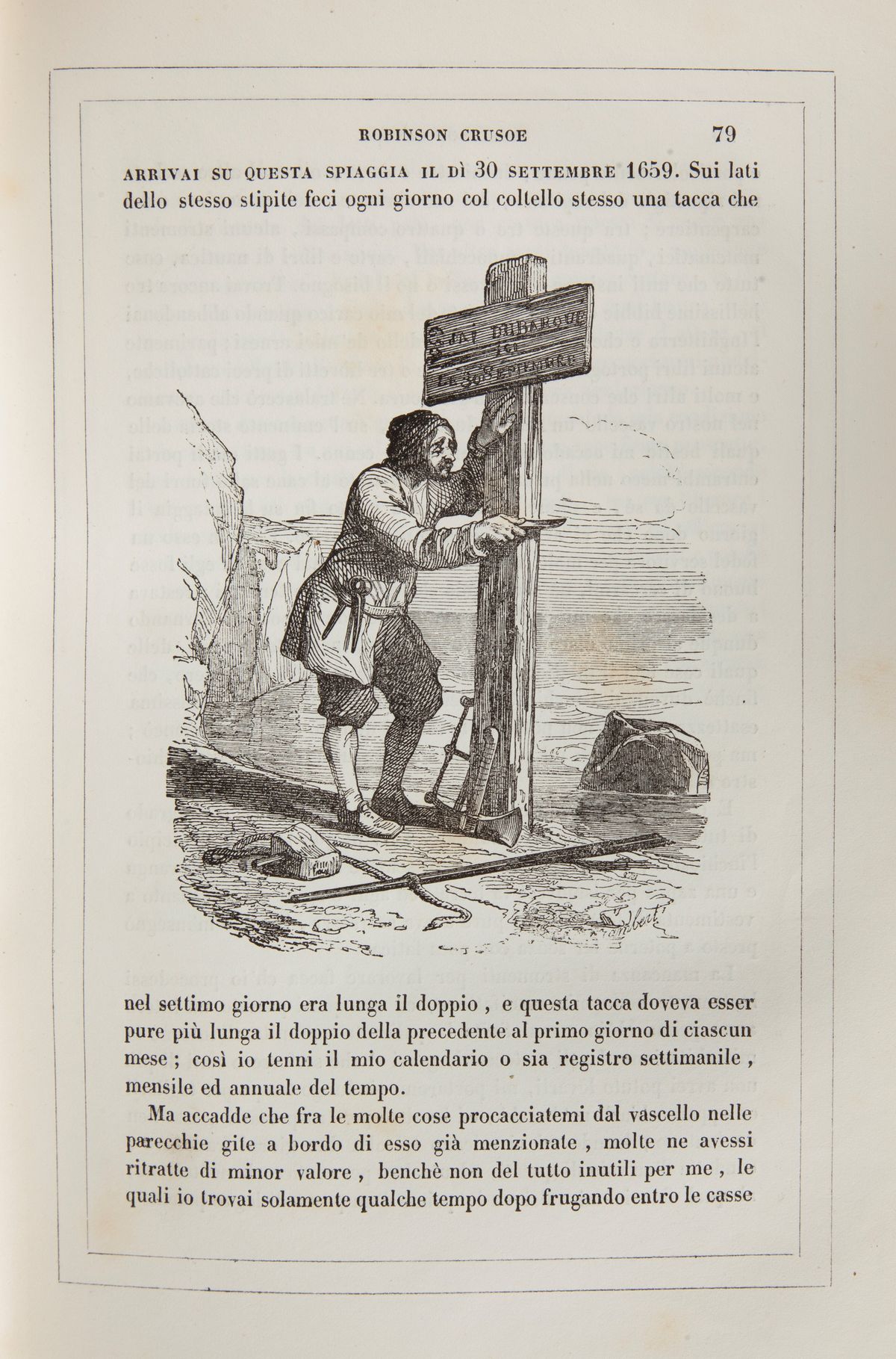 Daniel Defoe - Avventure di Robinson Crusoe. Novella Edizione Rifatta ed Adorna per la Prima Volt...