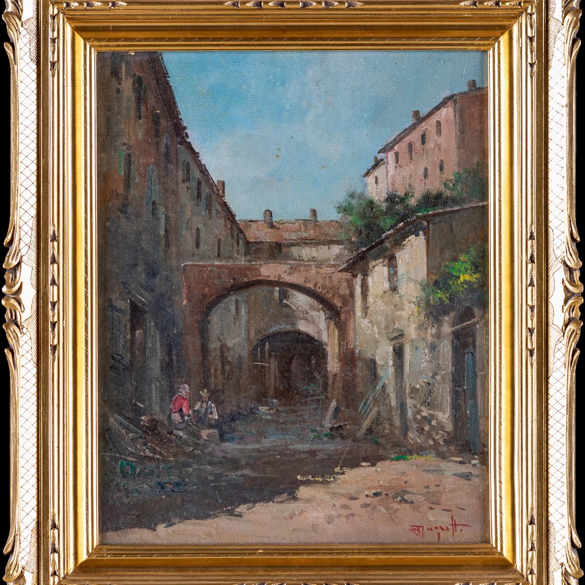 Anonimo del XX Secolo - Scorcio Cittadino
