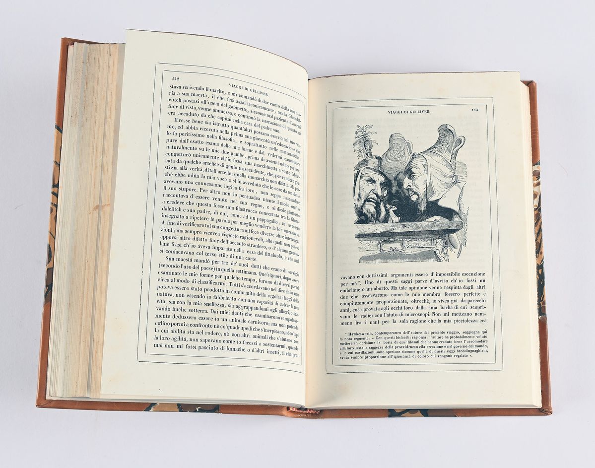 Jonathan Swift - Viaggi di Gulliver nelle Lontane Regioni Versione Dall'inglese di Gaetano Barbie...