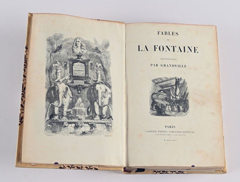 Fables De la Fontaine Illustrations Par Grandville