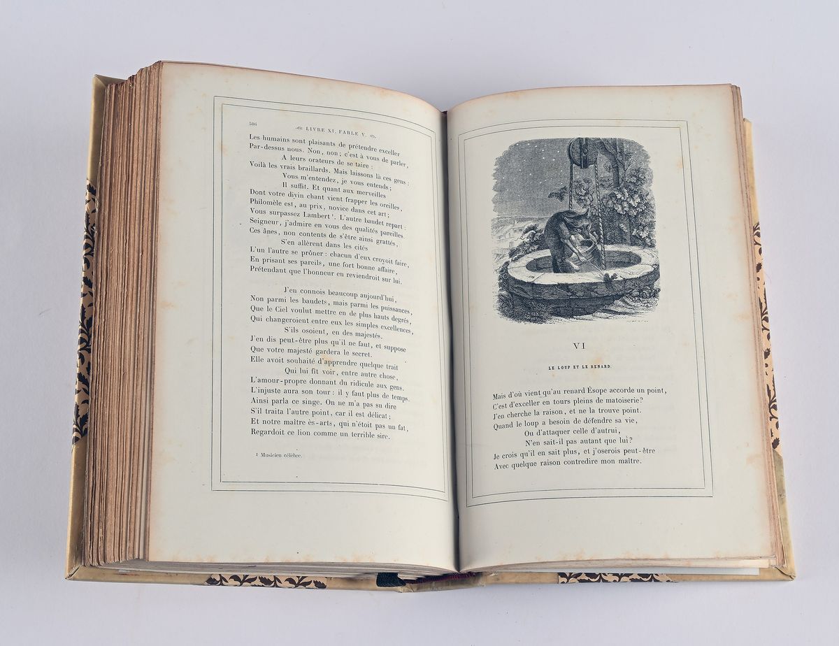 Fables De la Fontaine Illustrations Par Grandville