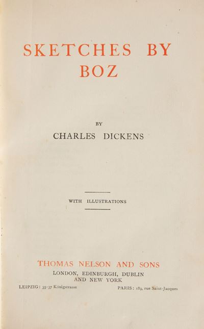 Charles Dickens - Sketches By Boz With Illustrations