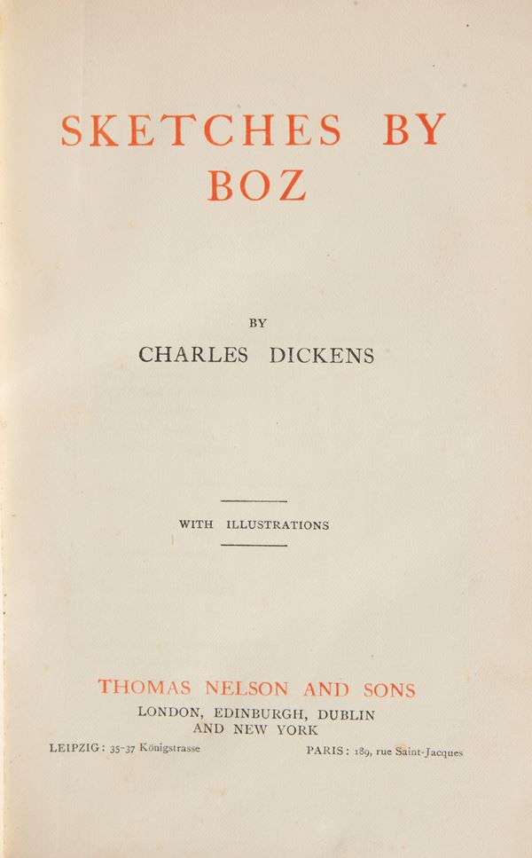 Charles Dickens - Sketches by Boz With illustrations