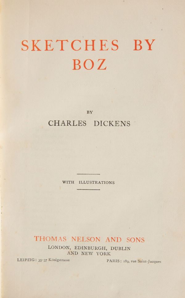 Charles Dickens - Sketches by Boz With illustrations