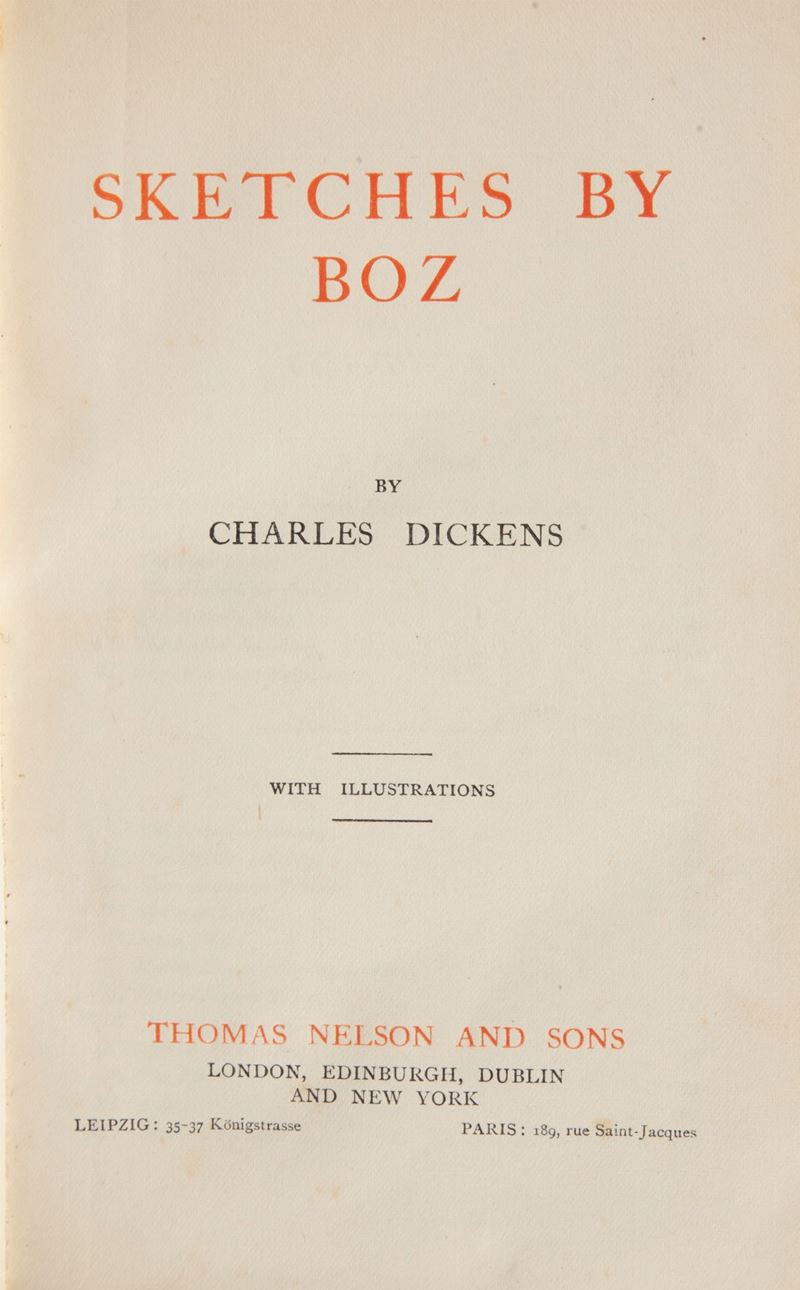 Charles Dickens - Sketches By Boz With Illustrations
