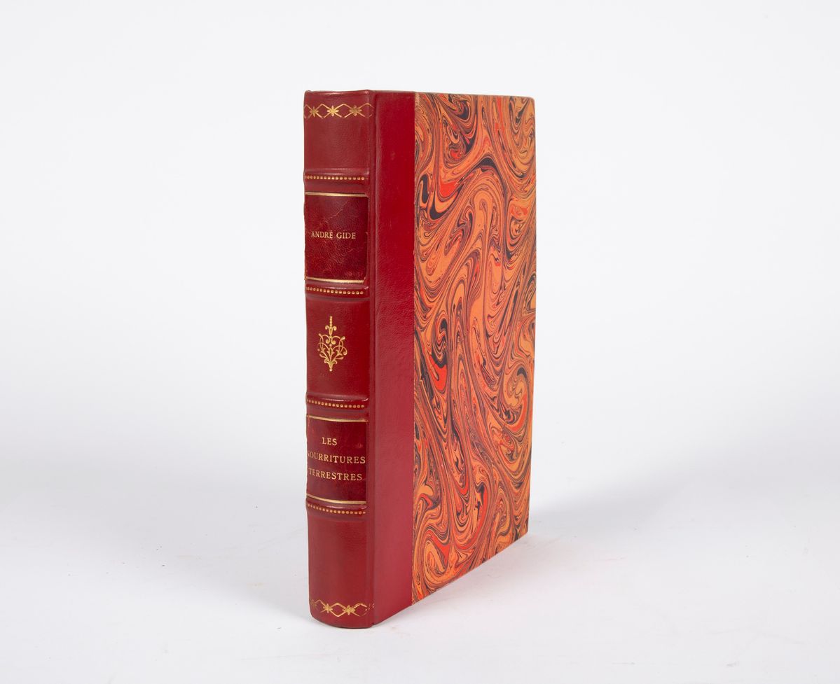 André Gide - le Nourritures Terrestres & Les Nouvelles Nourritures Avec Douze Aquarelles De Raoul...