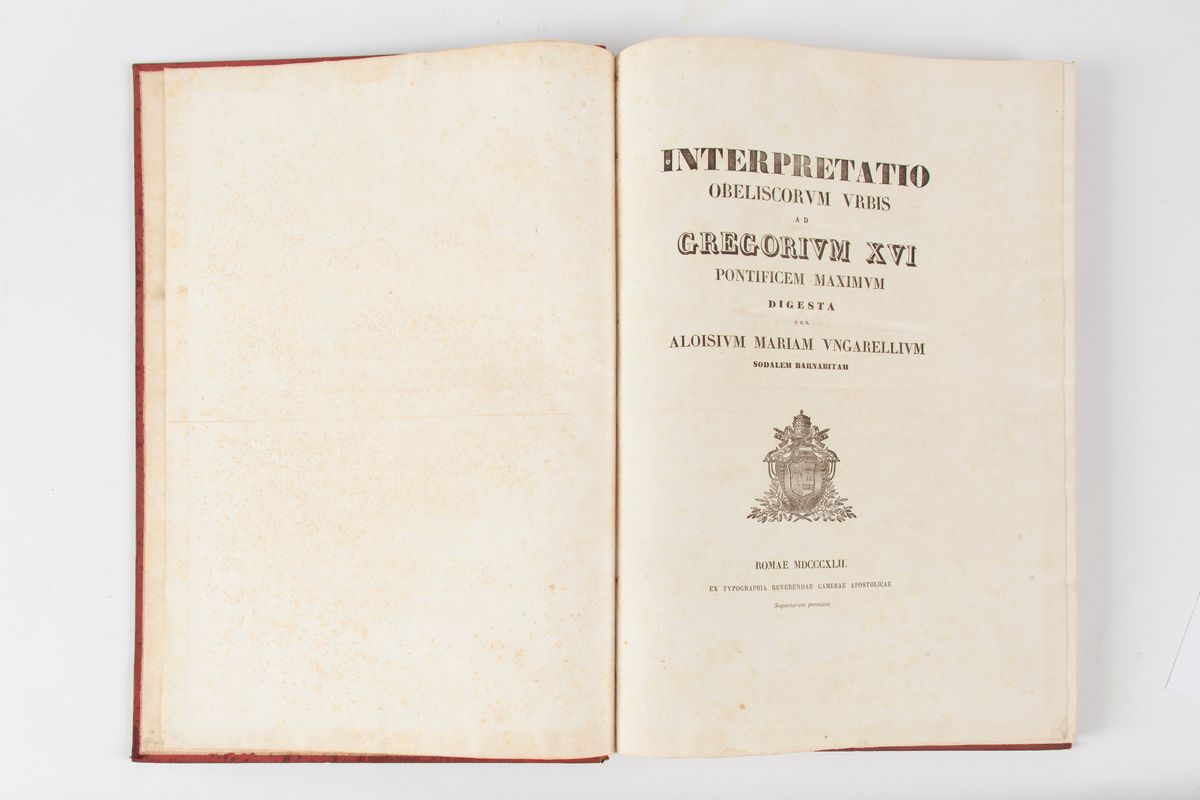 Luigi Maria Ungarelli, Interpretatio Obeliscorum Urbis. Digesta.