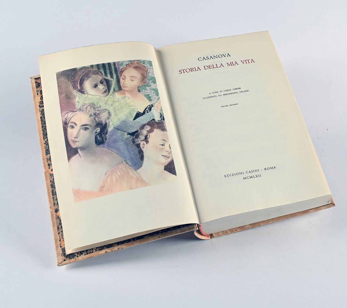 Giacomo Casanova - Storia della Mia Vita a Cura di Carlo Cordié Illustrata da Bernardino Palazzi....