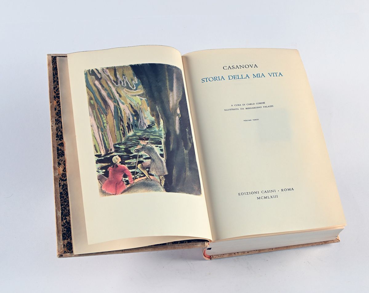 Giacomo Casanova - Storia della Mia Vita a Cura di Carlo Cordié Illustrata da Bernardino Palazzi....