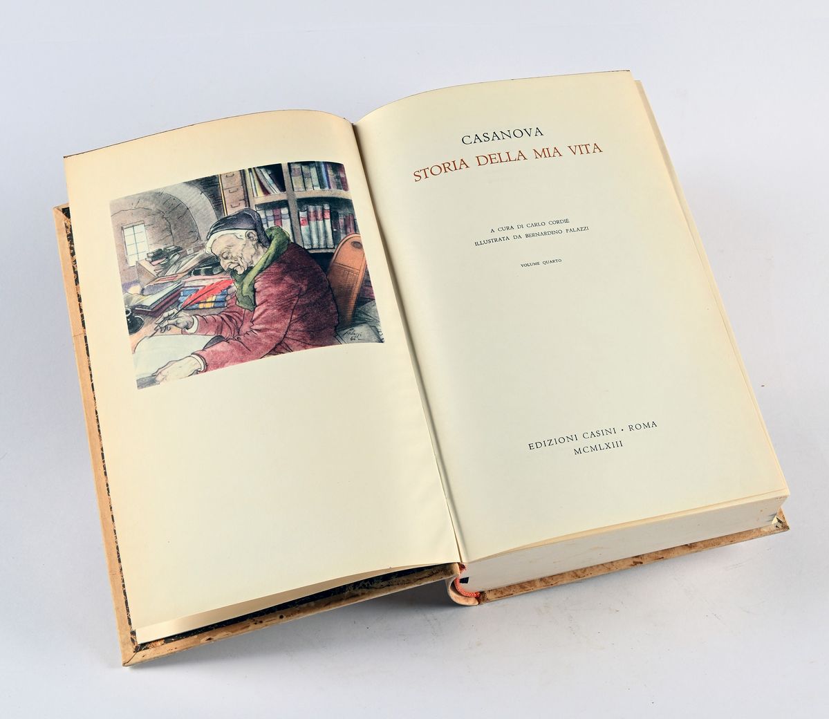 Giacomo Casanova - Storia della Mia Vita a Cura di Carlo Cordié Illustrata da Bernardino Palazzi....