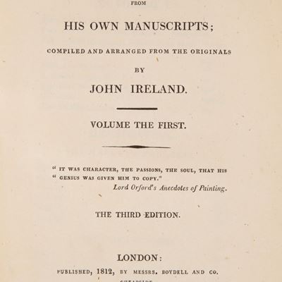 Hogarth Illustrated From His Own Manuscripts. Compiled And Arranged From The Originals By John Ir...