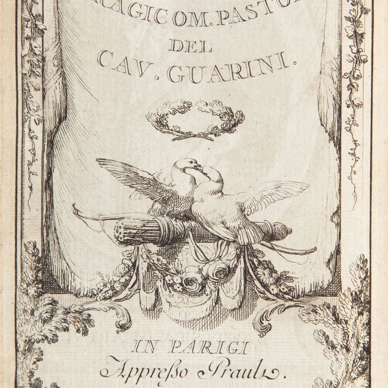 Giambattista Guarini. il Pastor Fido. Tragicom. Pastor. (illustrato del'700)