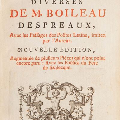 Boileaux Despreaux. Satires Et Ouvres