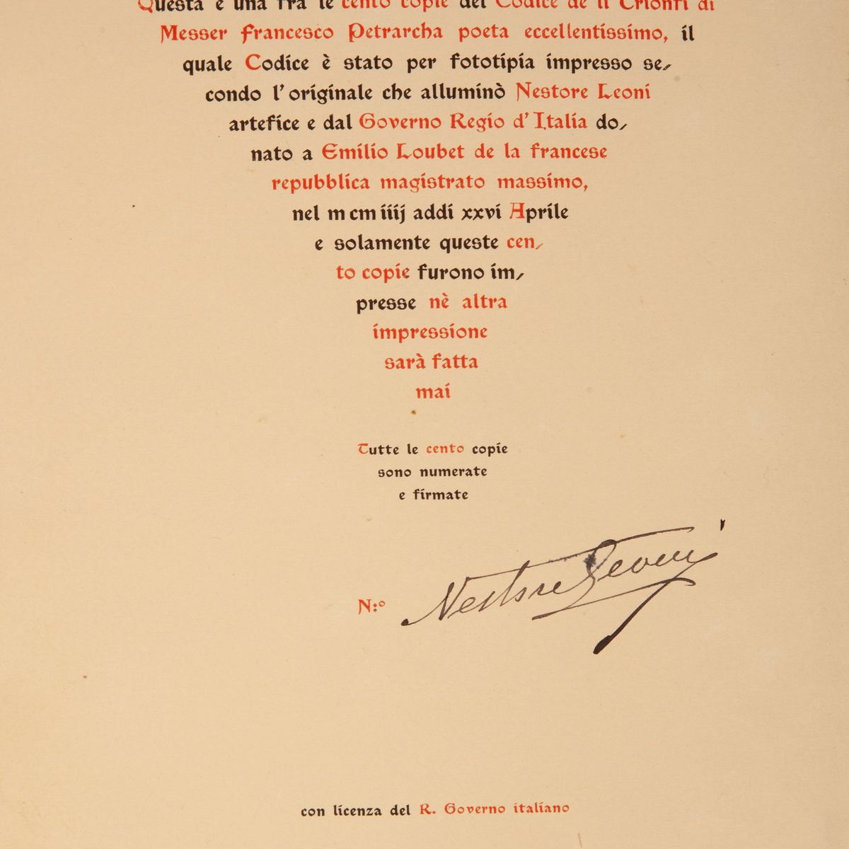 Splendida Legatura Editoriale in Pelle Ad Opera della Legatoria A. Casciani di Roma dei Primi Ann...