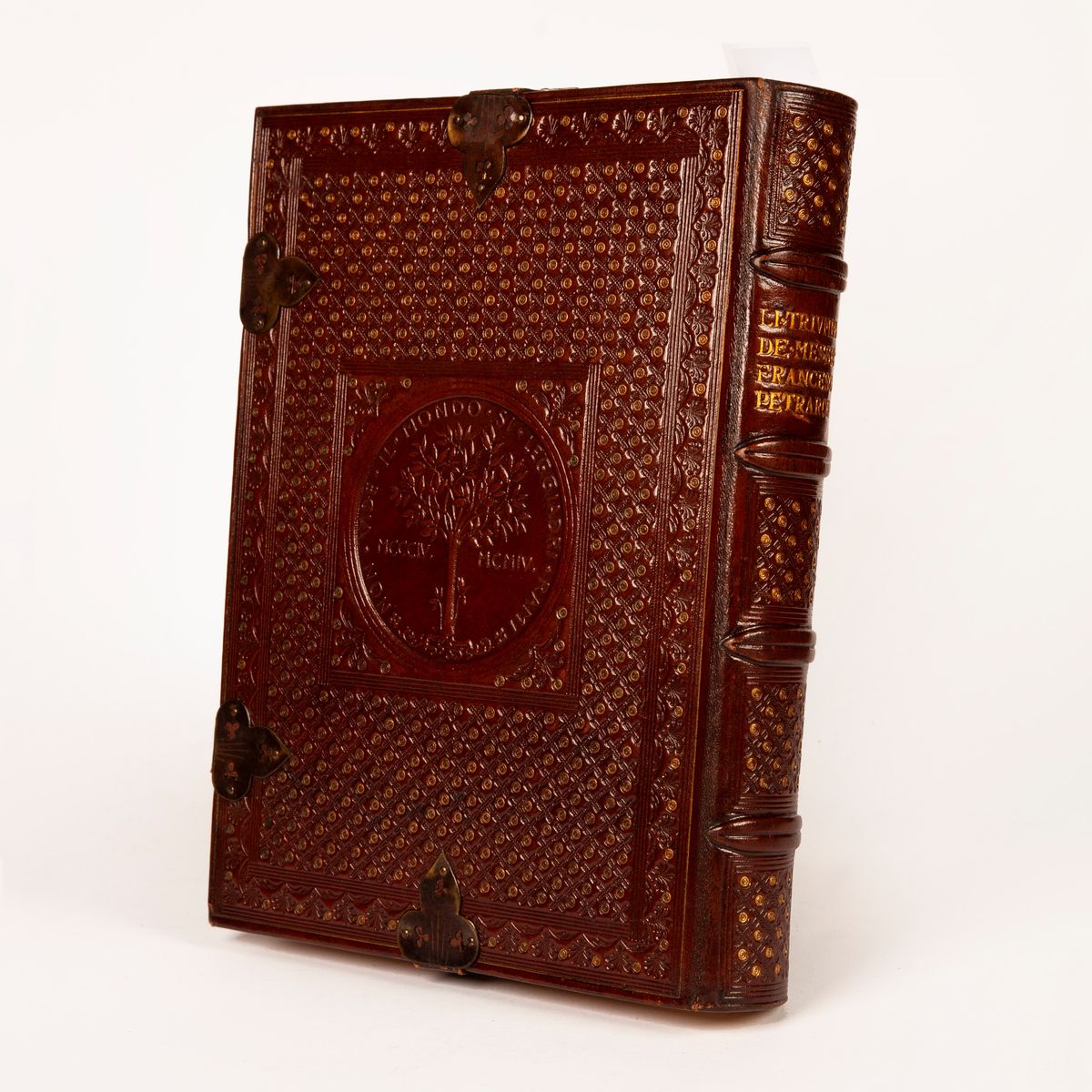 Splendida Legatura Editoriale in Pelle Ad Opera della Legatoria A. Casciani di Roma dei Primi Ann...