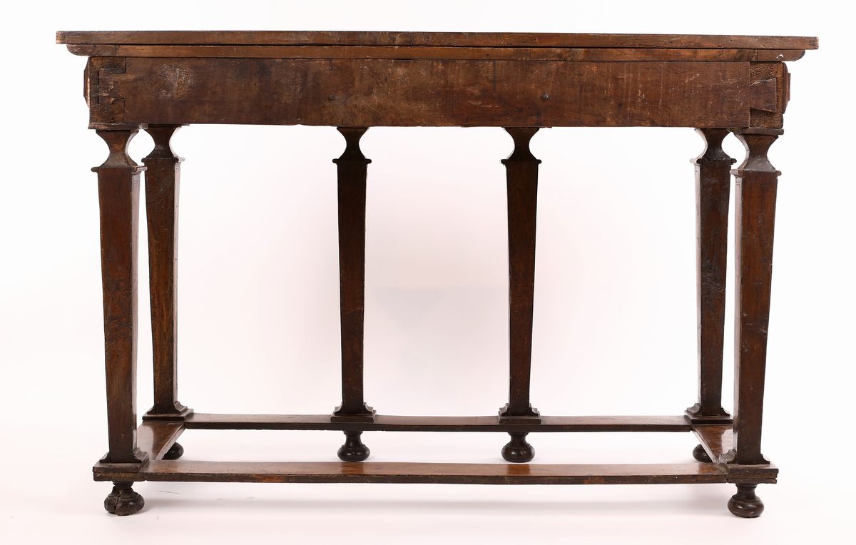 Console in Legno Intarsiato, XVIII/XIX Secolo