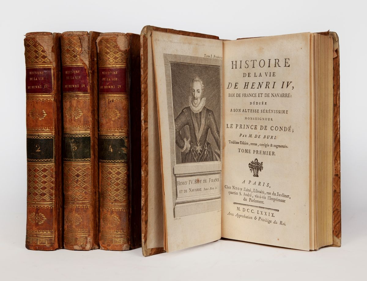 Richard Girard De Burj. Histoire De la Vie De Henri IV, Roi De France Et De Navarre