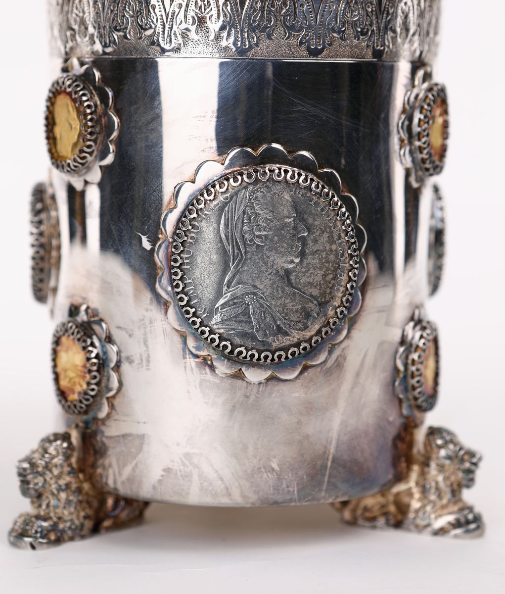 Tankard in Argento 835, Austria, Prima Metà del XX Secolo