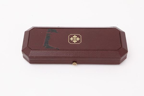 Scatola porta orologio originale in pelle Patek Philippe