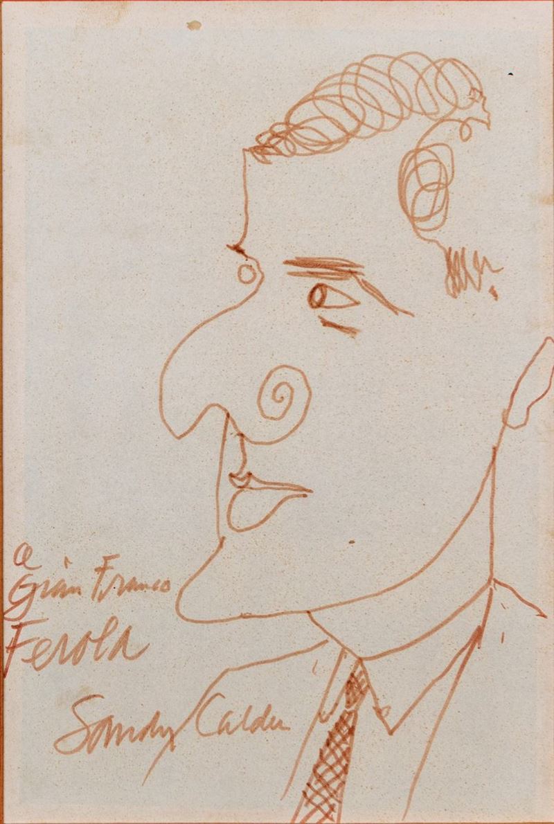 Alexander Calder - Ritratto di Ferola