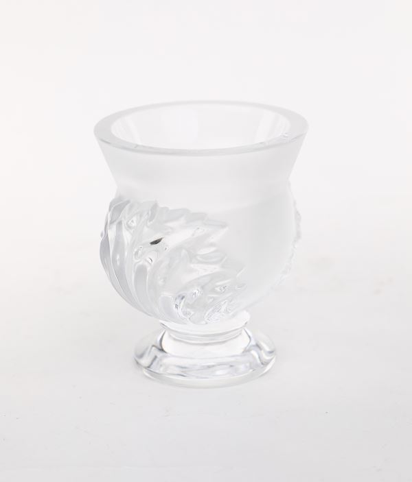 Lalique, piccolo vaso in vetro  - Asta Asta a Tempo - L'Arte del Vetro - Casa d'Aste Arcadia