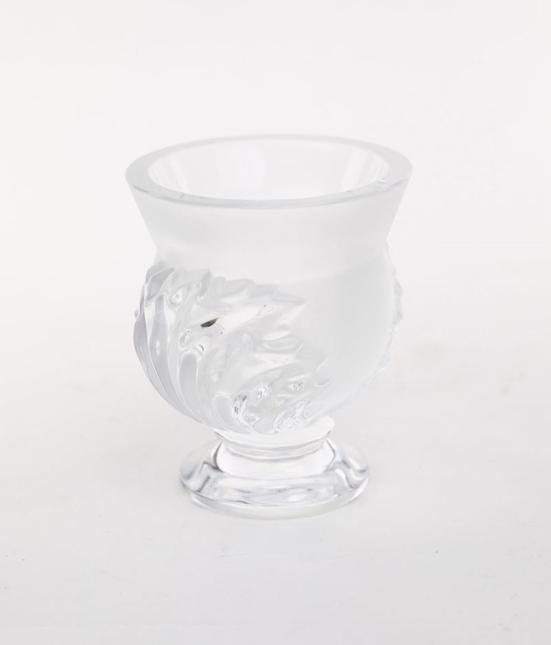 Lalique, Piccolo Vaso in Vetro
