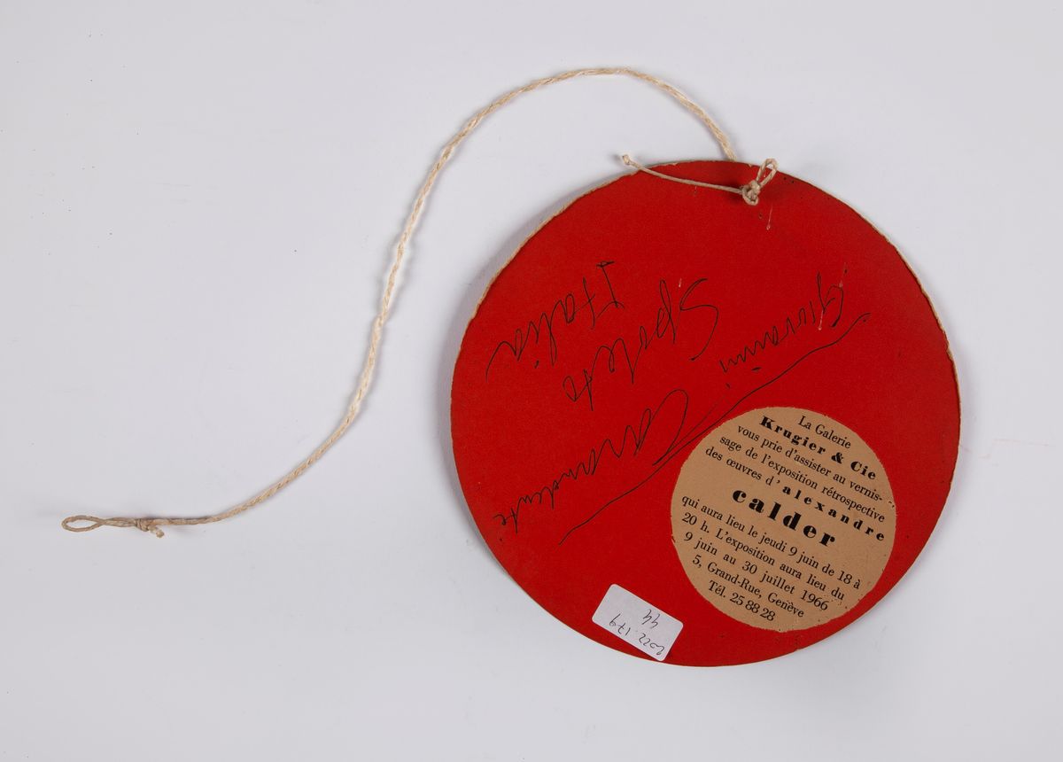 Alexander Calder - Locandina di Invito