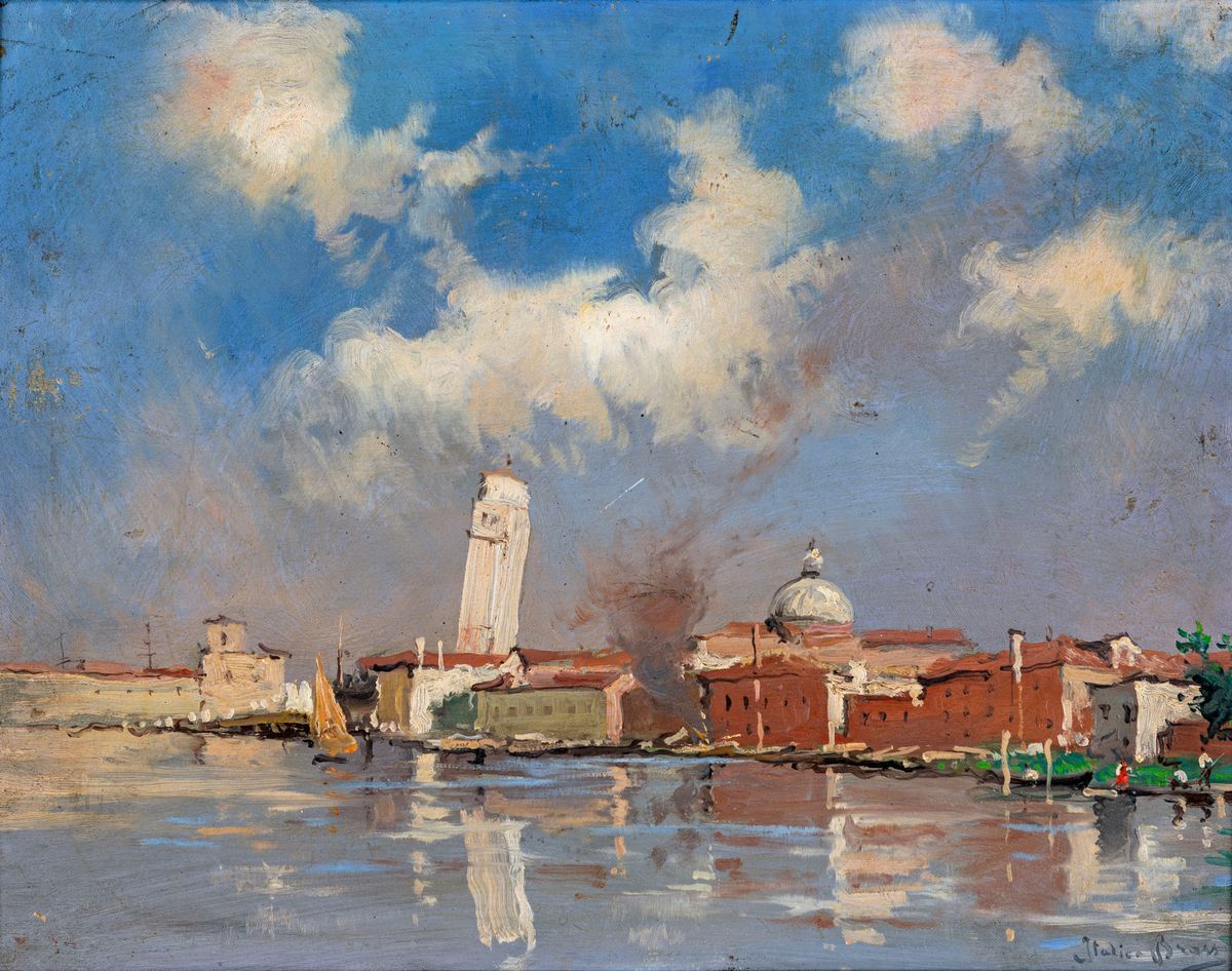 Italico Brass - Veduta di San Pietro in Castello a Venezia