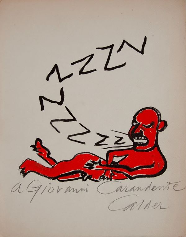 Alexander Calder : Senza titolo  - Serigrafia - Asta Arte Moderna e Contemporanea  [..]