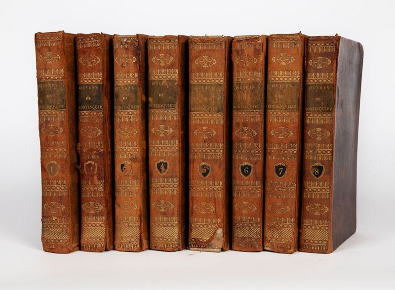 Oeuvres De Montesquieu Ses Eloges Par D'alembert Et M. Villemain