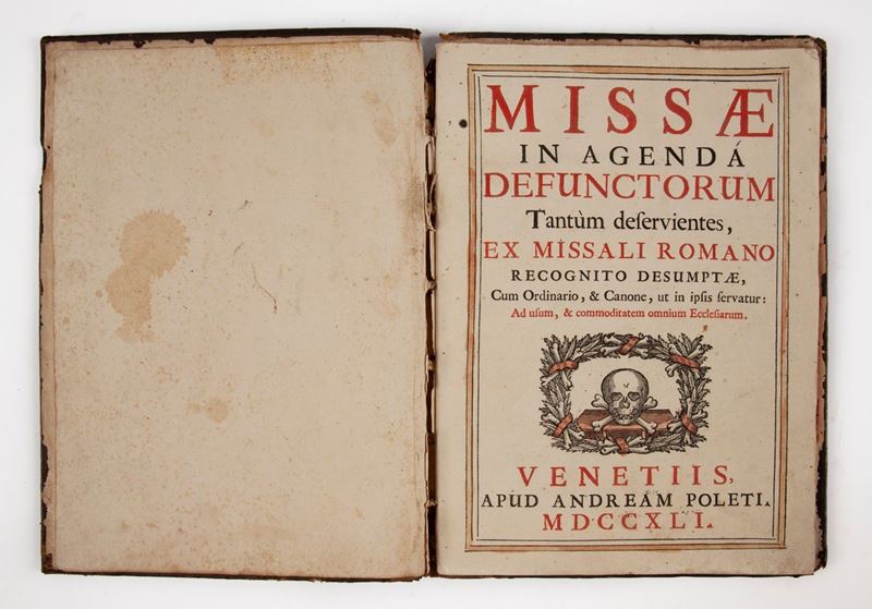 Missae in Agenda Defunctorum Tantum Deservientes Ex Missali Romano