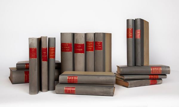 16 volumi dalla seconda metà del XIX ai primi del XX secolo, in lingua francese, italiana ed inglese