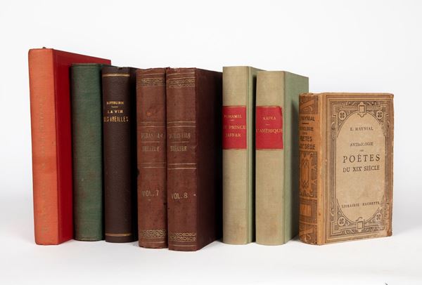 Georges Duhamel. Le Prince Jaffar e altri 7 volumi in lingua francese degli inizi del XX secolo.