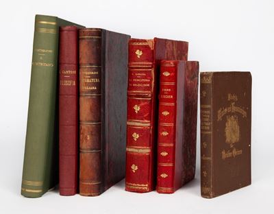 4 Volumi in Lingua Italiana e Due in Lingua Tedesca della Fine del XIX e dei Primi del XX Secolo.
