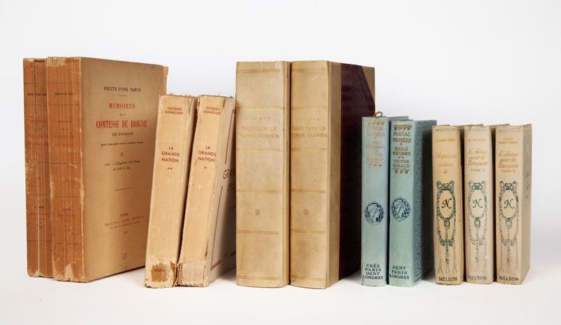 11 Volumi in Lingua Francese della Prima Metà XX Secolo
