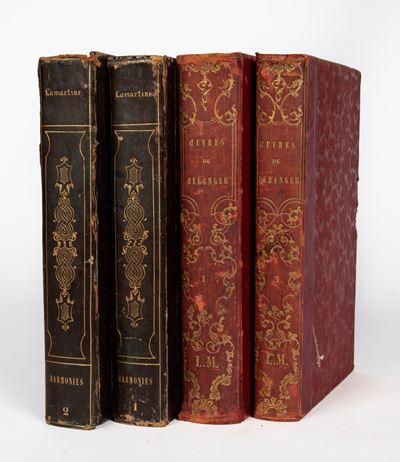 Quattro Volumi Illustrati Francesi del XIX Secolo