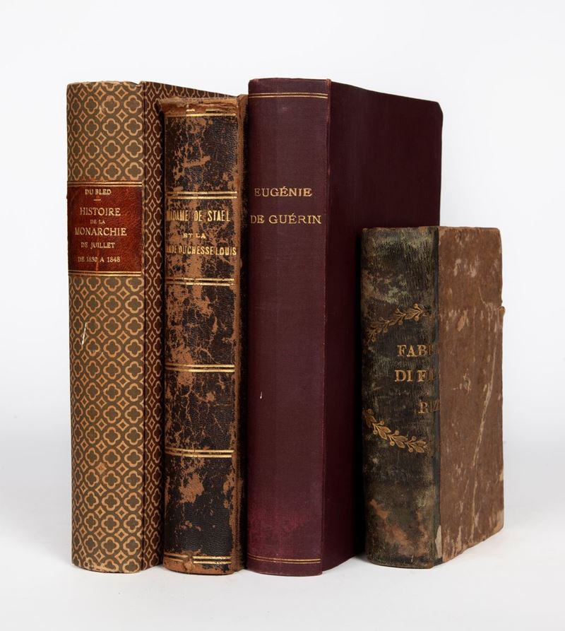 Quattro Libri Francesi del XIX Secolo