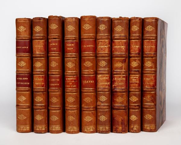 9 volumi in francese, edizioni Gallimard, Stock, Mercure de France, Charpentier.