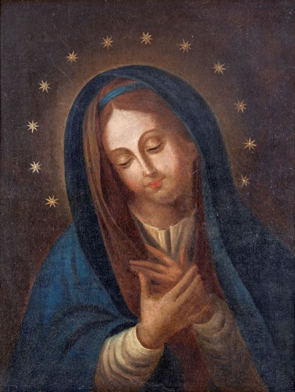 Vergine con aureola stellata