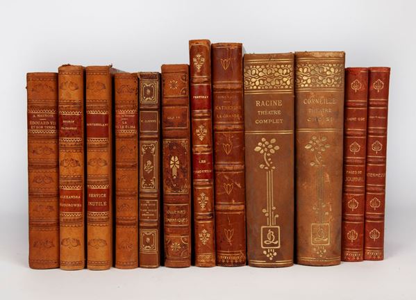12 volumi in francese della prima metà del XX secolo